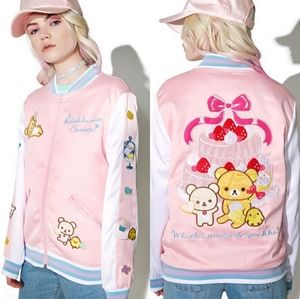 JapanLA x Rilakkuma Pink Bomber Jacket